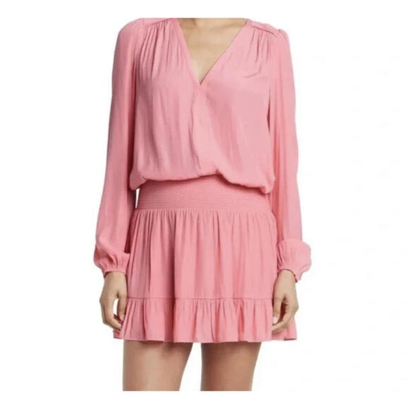 Ramy Brook Dresses & Skirts - RAMY BROOK christie long sleeve mini dress in rose sz M